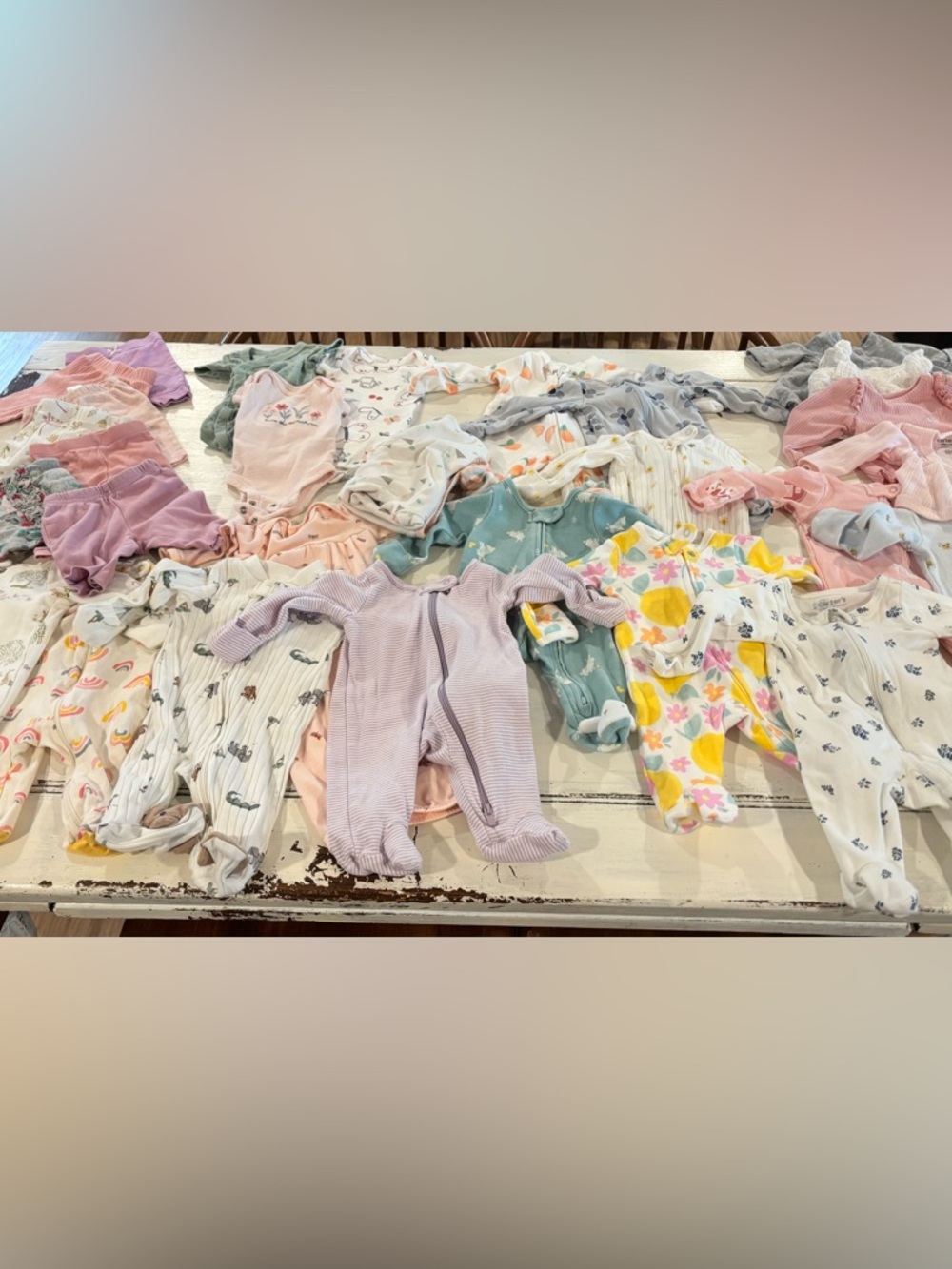 29 Piece Newborn Girl Clothing Bundle Mixed Brands